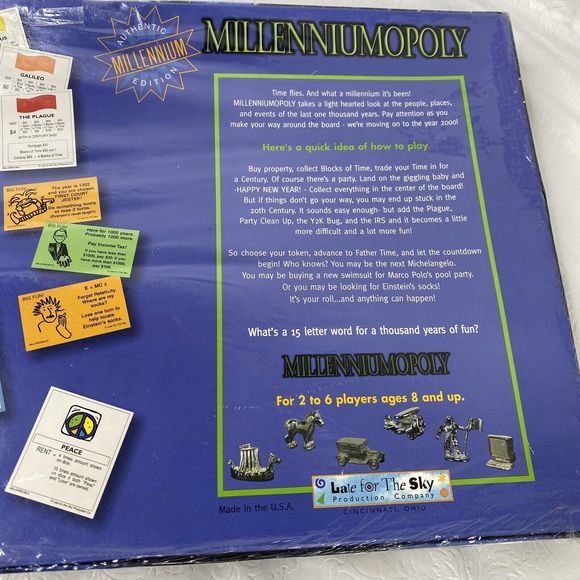 Millenniumopoly Board Game - Picture 4 of 5